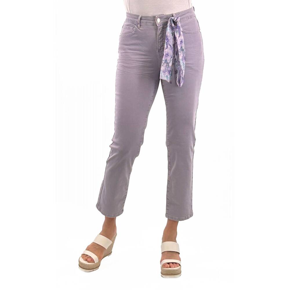 NEW ORLY belted pants in lavender